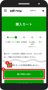 STEP3 購入カート画面