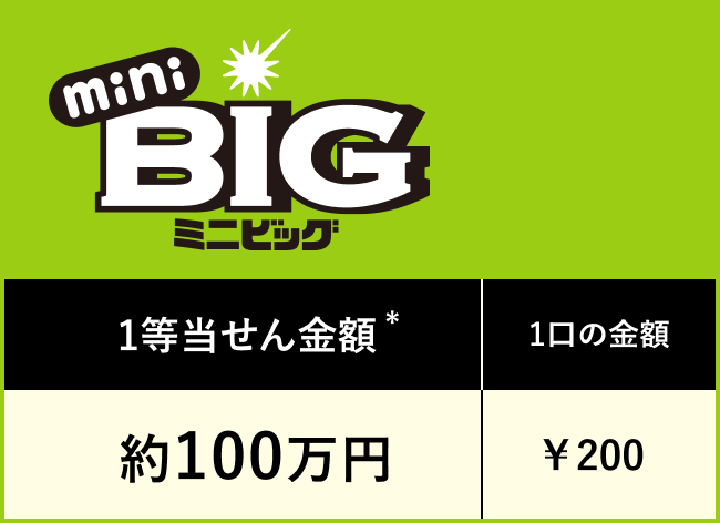 公式】MEGA BIG(メガビッグ)｜くじ史上最高額 1等最高12億円のチャンス！