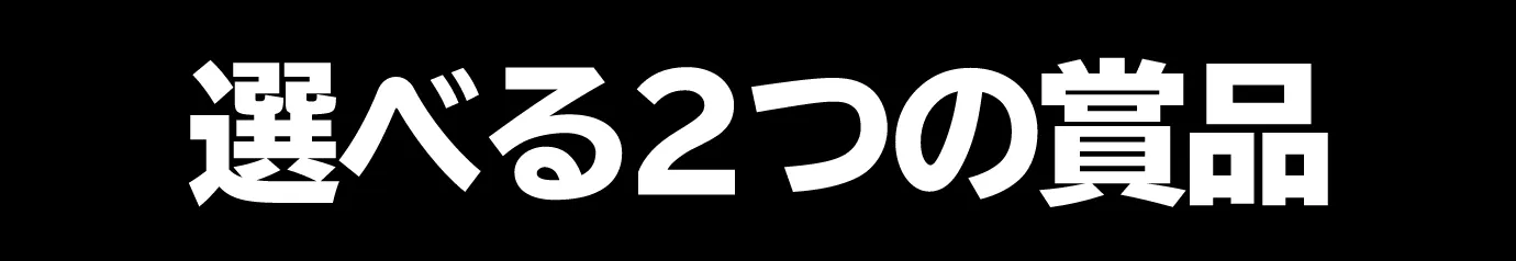 選べる2つの賞品